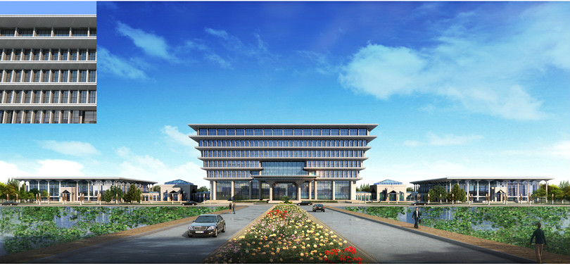 章丘現(xiàn)代農(nóng)業(yè)示范園百農(nóng)大廈 仿石材鋁單板